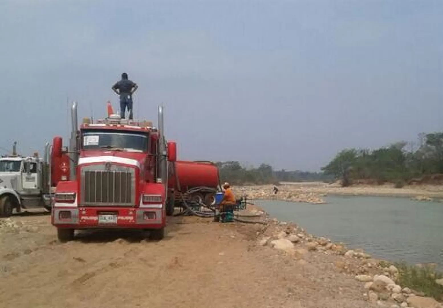 Un millón trescientos mil litros de agua, se captaron en el río Ariporo para mitigar crisis ambiental que se vive en la zona rural de ese municipio de Casanare.